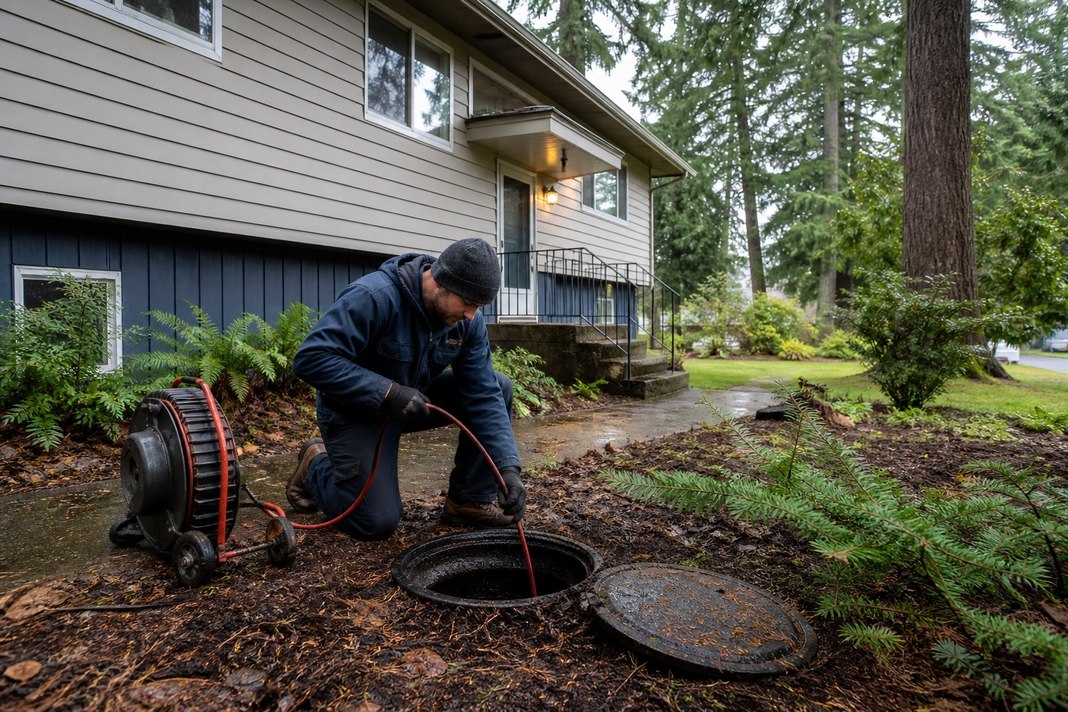 Plumber at a South Forest Park Everett home near Forest Park